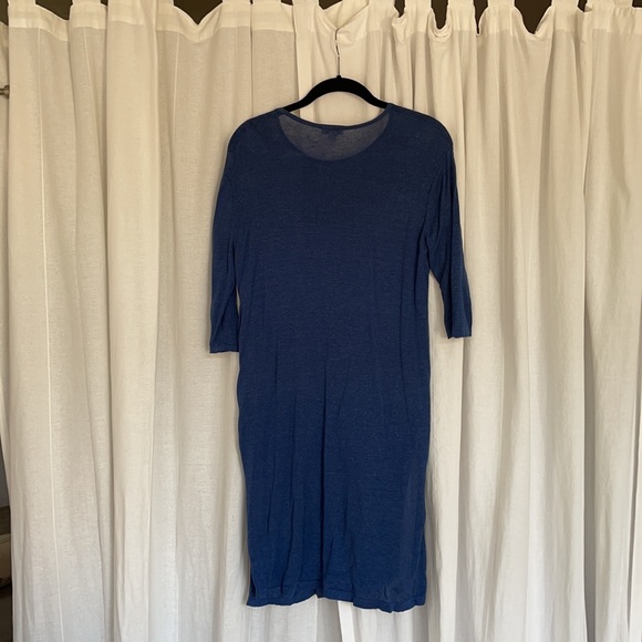 Gently Used J Jill Midnight Blue linen tunic XS - Picture 4 of 4